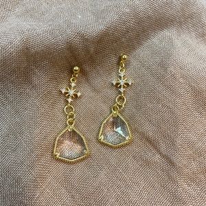 Chione Snowflake Drop Earrings